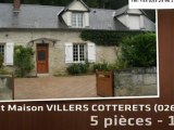 A vendre - maison - VILLERS COTTERETS (02600) - 5 pièces -