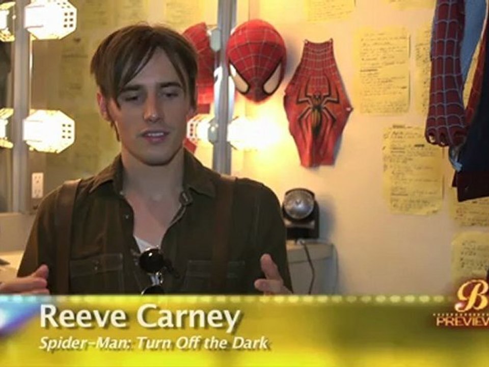 Spider-Man Turn Off The Dark - Interview Reeve Carney