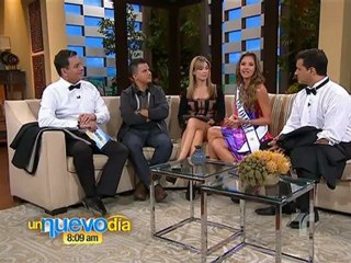 Daniela Alvarez Miss Colombia 2012 en Un Nuevo Dia (2)