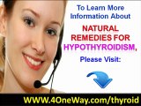 Natural Remedies For Hypothyroidism