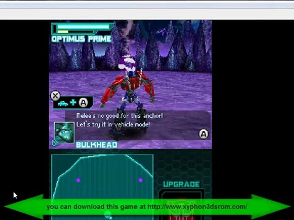 Transformers Prime - The Game (E) DS ROM Download with Desmume Gameplay