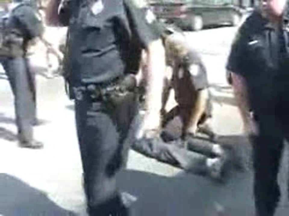 Cops Taser a Woman