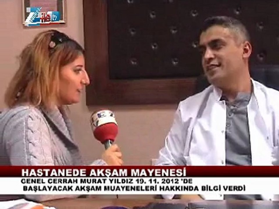 Zile devlet hastanesinde akşam muayenesi
