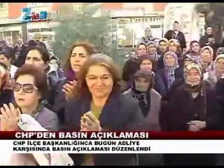 Zile chp den basın açıklaması