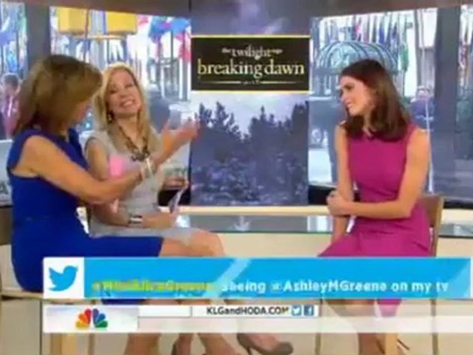Ashley Greene on 'Today Show' (15-11-12)