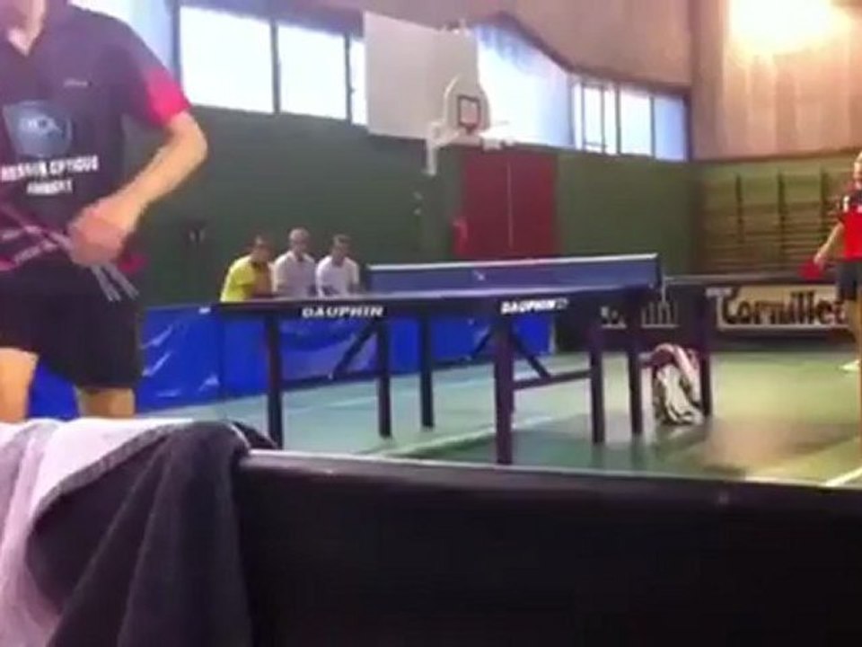 Tennis de table 22-09-12 - Clement Maubert vs Karim P. (US Martres de Veyre)