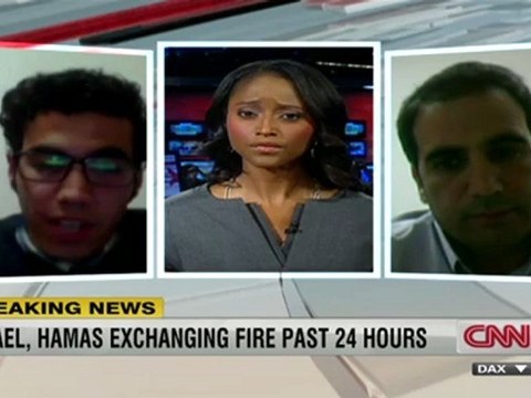 Bombes explosent à Gaza durant un direct sur CNN