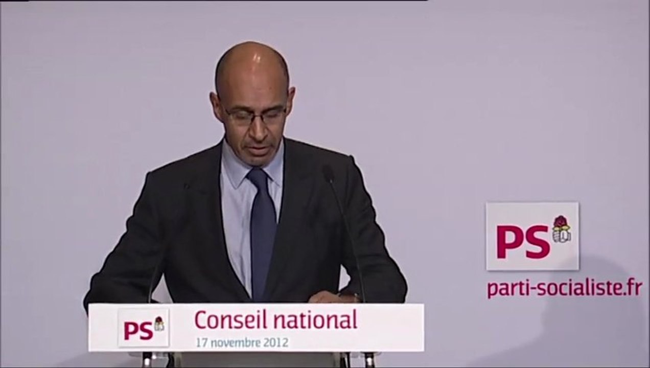 Discours d'Harlem Désir au conseil national du 17 novembre