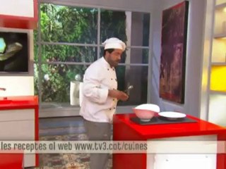 bacallà a la planxa amb pèsol negre