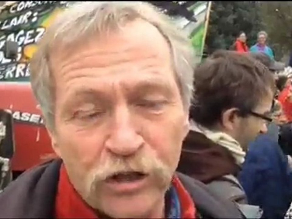 Bové, Mélenchon, Besancenot... contre l'aéroport de Notre dame des Landes