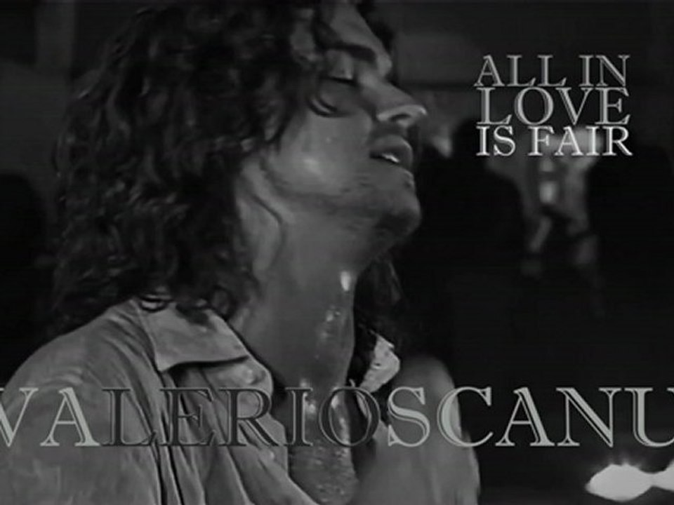 VALERIO SCANU - ALL IN LOVE IS FAIR1