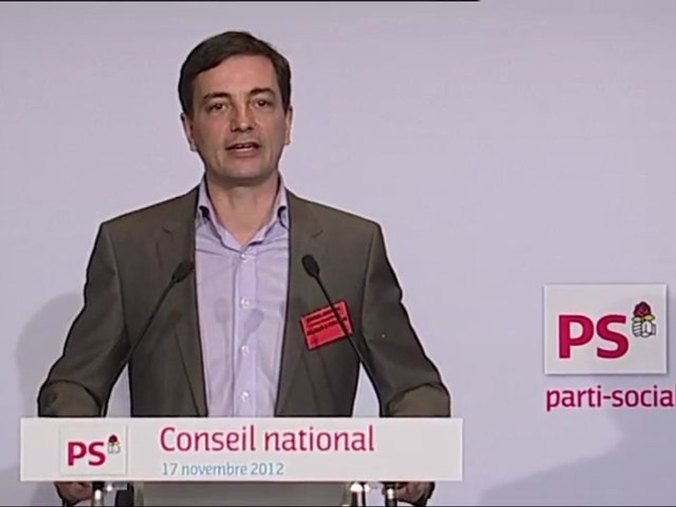 Discours d'Alain Fontanel au conseil national du 17 novembre