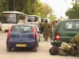 Israele posiziona verso la frontiera palestinese carri...