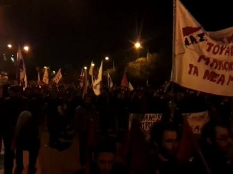 Πορεία για το Πολυτεχνείο στη Θεσσαλονίκη