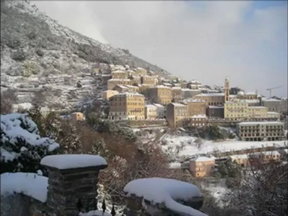 CERVIONE sous la neige . 06. 02. 2012