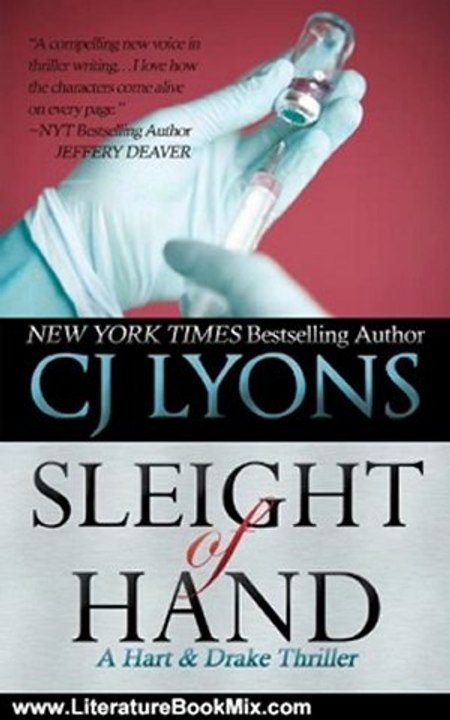 Literature Book Review: Sleight of Hand: Hart and Drake, Book #2 (A Romantic Medical Suspense) by CJ Lyons
