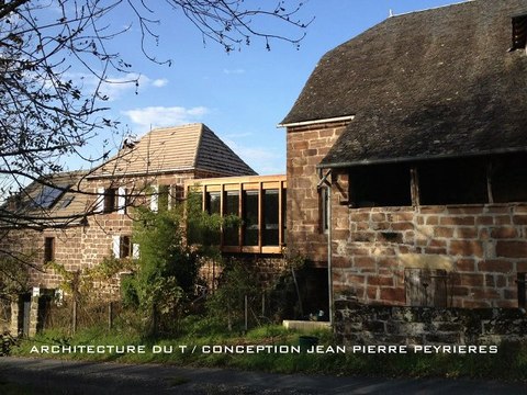 EXTENSION OSSATURE BOIS MAISON DE SALOMON