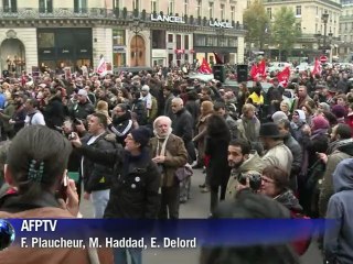 Paris: manifestation en soutien aux Palestiniens
