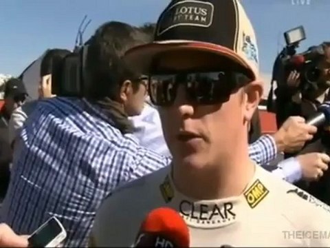 Austin 2012 Kimi Räikkönen Quali Interview