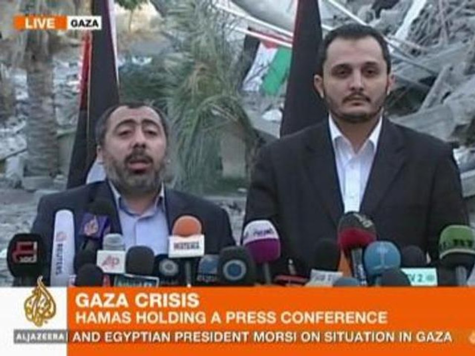Hamas condemns Israeli air strikes