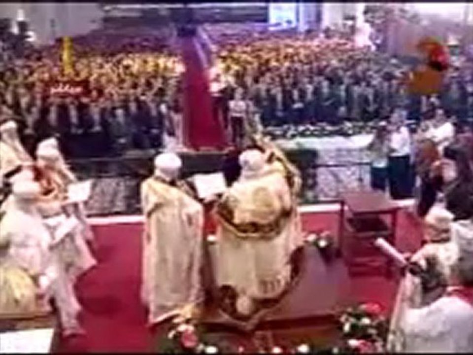 "Nous t'ordonnons, Anba Tawadros, Pape et Patriarche de la mégalopole d'Alexandrie, et du siège de Saint Marc"