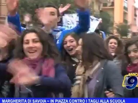 Margherita di Savoia | In piazza contro i tagli alla scuola