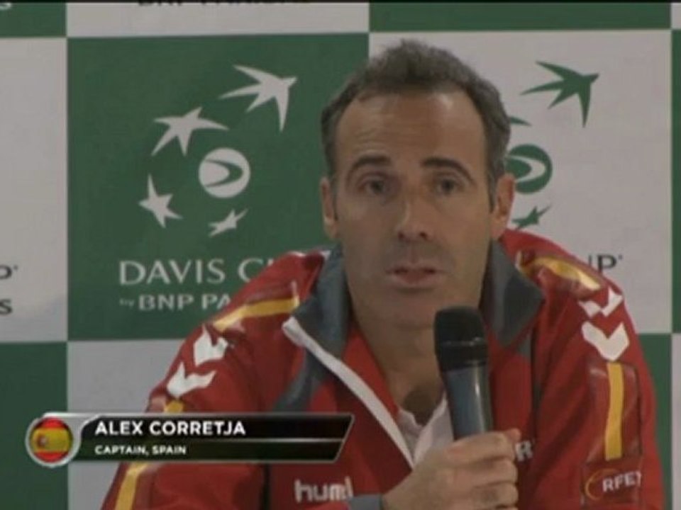 Davis Cup: Corretja: 'Dürfen keine Fehler machen'