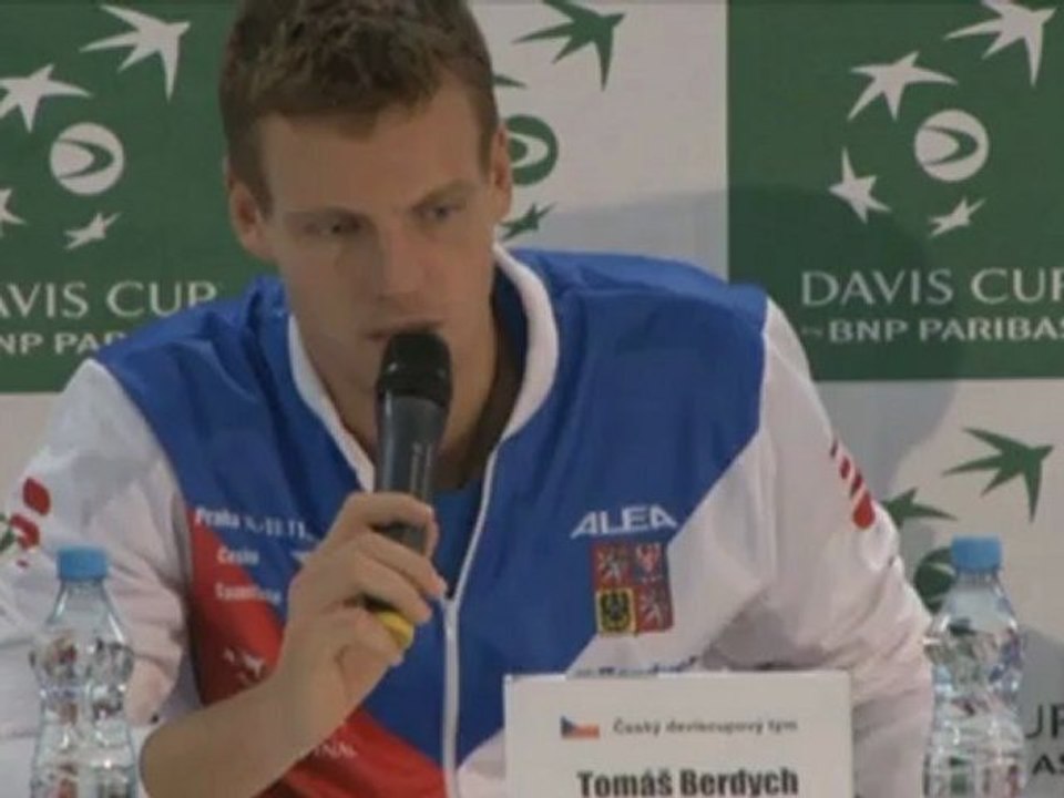 Davis Cup: Berdych: 'Sind in der besseren Position'