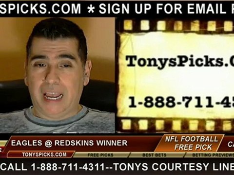 Philadelphia Eagles vs. Washington Redskins NFL Pro Football Pick Prediction 11-18-2012