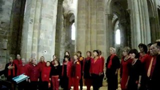 Choeur Battant à Conques 2012 - Couleurs du sacré - 2 Tebie Païom (HD)