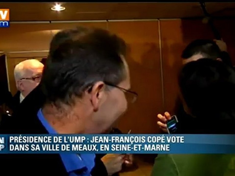 Jean-François Copé a voté à meaux