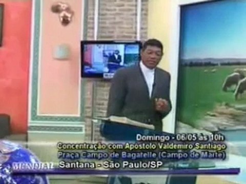 Apostolo Valdemiro Boiadeiro reclama do ódio do BISPO Edir Macedo e da Record 05/2012