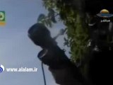 القسام يعرض فيديو استهداف الطائرة الاف 16 بصاروخ ارض جو