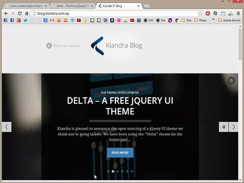 Delta jQuery UI Theme optimaliser vos pages web
