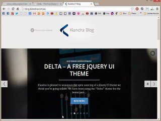 Delta jQuery UI Theme optimaliser vos pages web