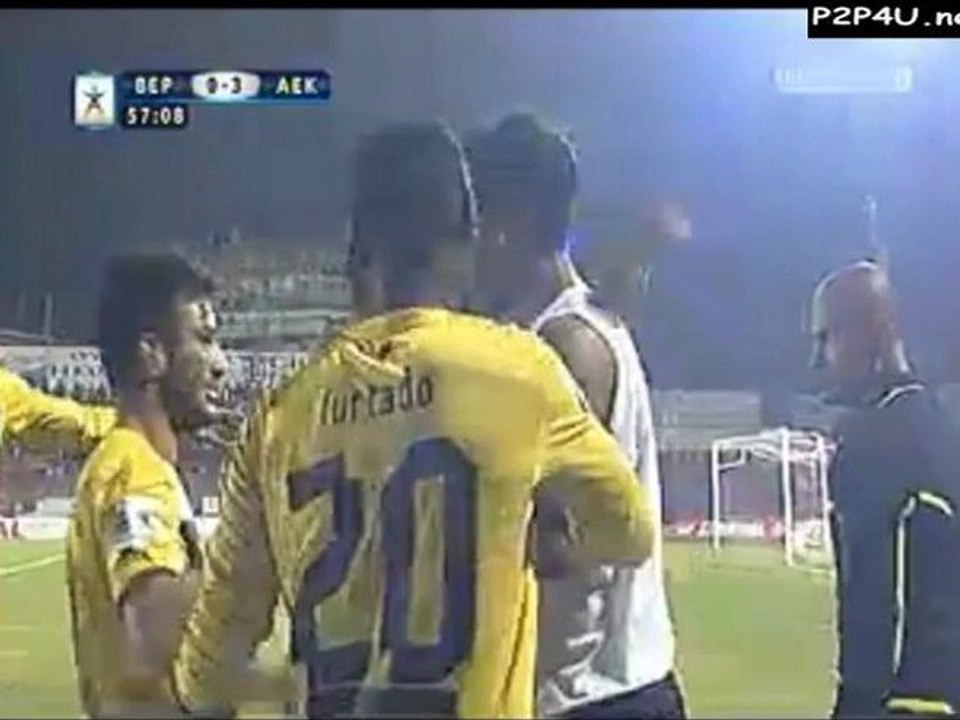 veroia aek PENALTY goal highlight 0-1 18.11.2012