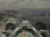 F1 2011 - GP du Brésil - Dépassement osé sur retardataires