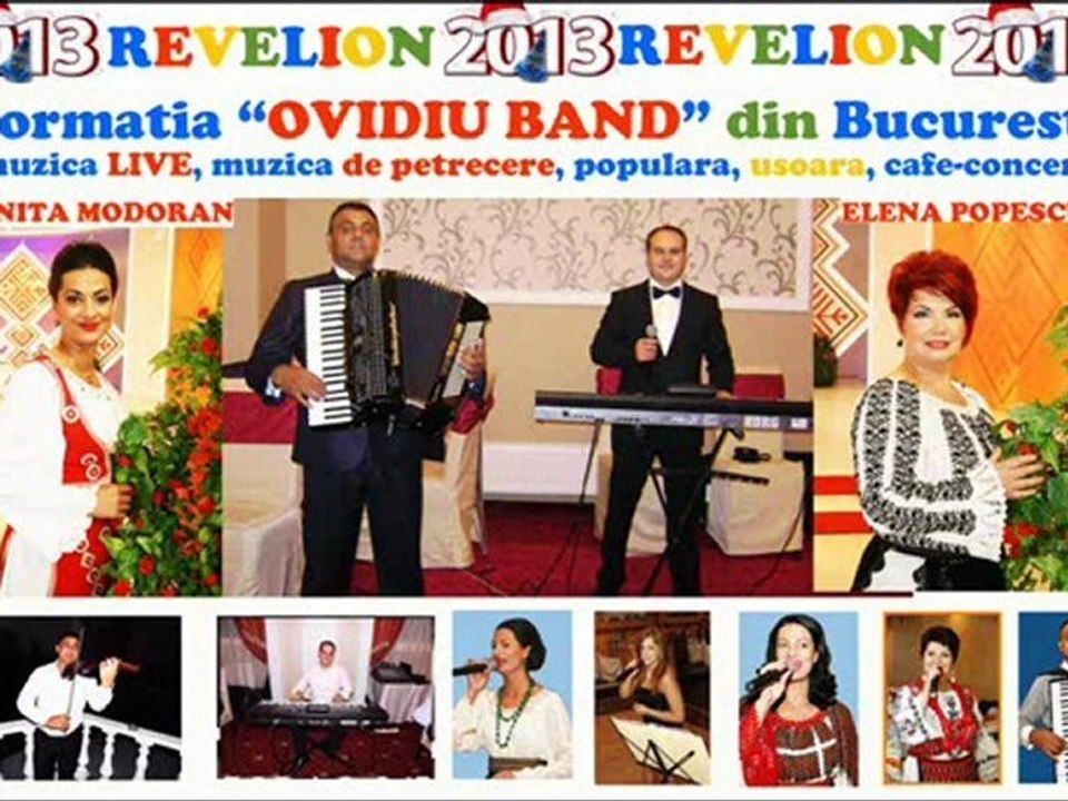 REVELION 2013 - Formatie pentru Revelion - Program de joc  - OVIDIU BAND