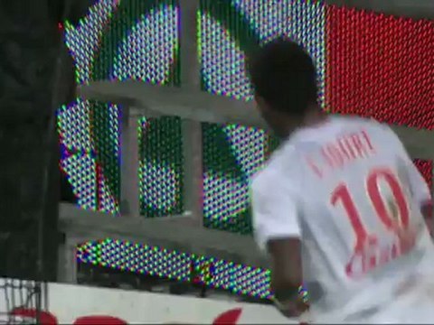 But Larsen TOURE (45ème) - Stade Brestois 29 - SC Bastia (3-0) - saison 2012/2013