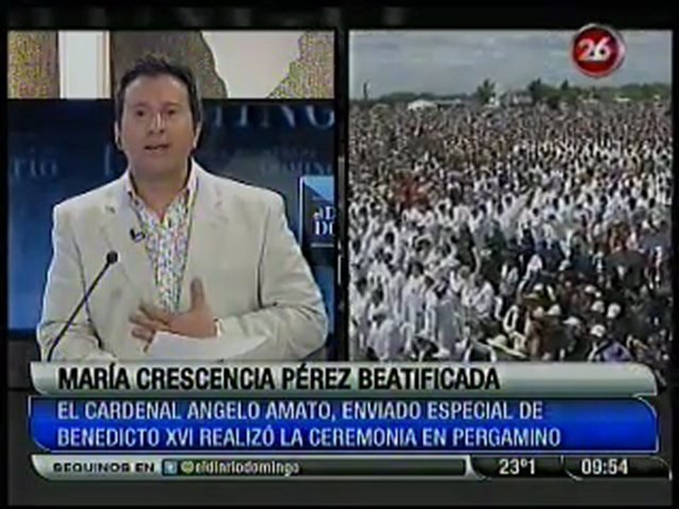 María Cresdencia Pérez Beatificada. Comunicación con el párroco de Pergamino  │ El Diario del Domingo, Luis Bremer
