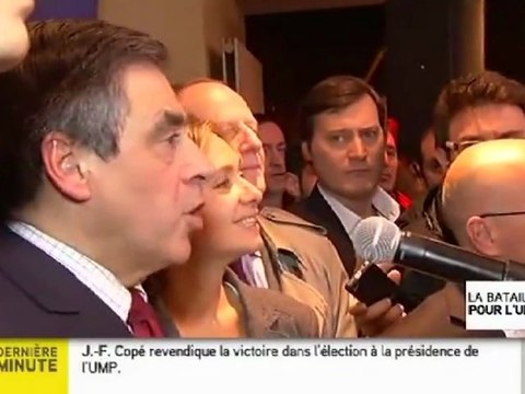 Fillon conteste la victoire de Copé : Je ne laisserai pas voler la victoire aux militants.