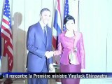 Obama en Thaïlande pour son premier voyage depuis sa réélection