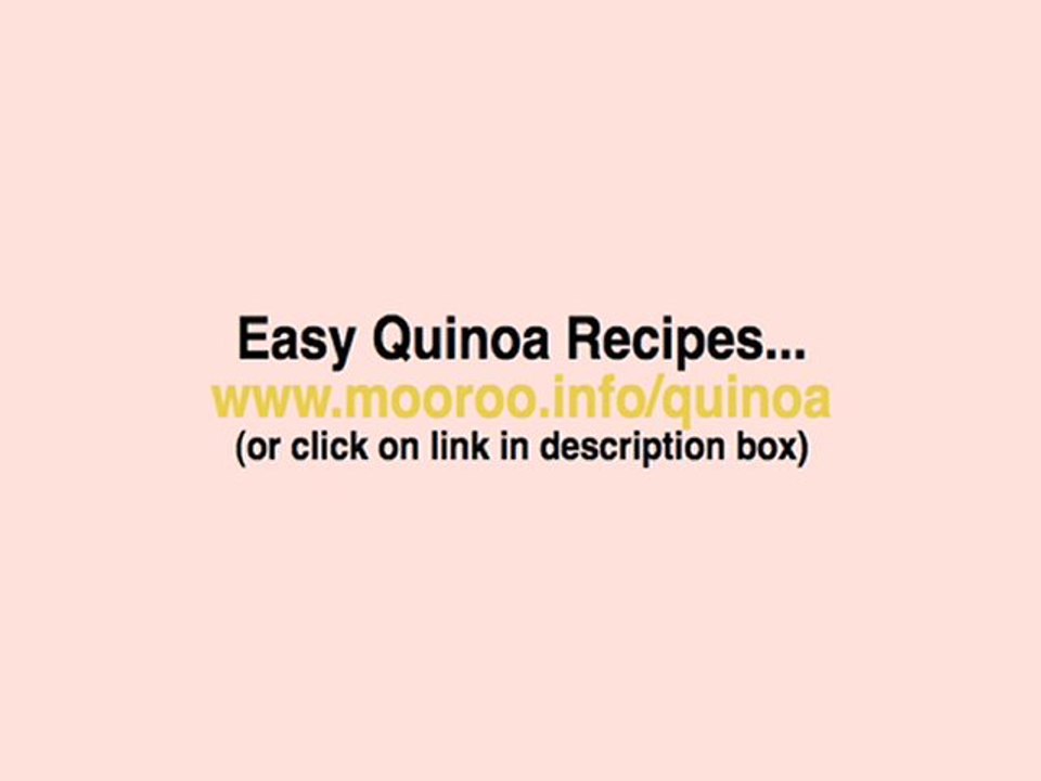 50 Vegan Quinoa Recipes