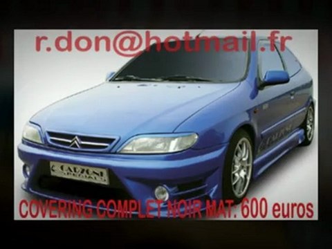 Citroen Xsara, Citroen Xsara, Essai video Citroen Xsara, covering Citroen Xsara, Citroen Xsara noir mat