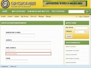 How to Publish a Coupon Ad to Several Website at Once in Omaha