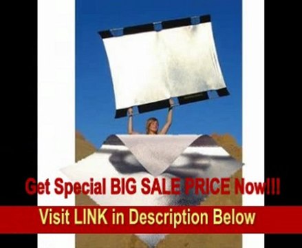 SPECIAL DISCOUNT California Sunbounce Pro (4 x 6 Feet) Super Saver Starter Kit-Reflector Panel Kit with Frame and Carry Bag (Silver/White)