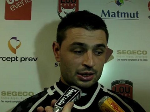 Rugby Pro D2 - Reaction de Romain Loursac après Lou USO