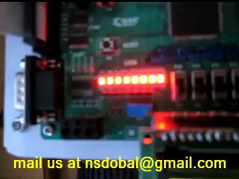 VHDL & FPGA Project : PWM SIGNAL EFFECTS on LED's  AND LED FADING.