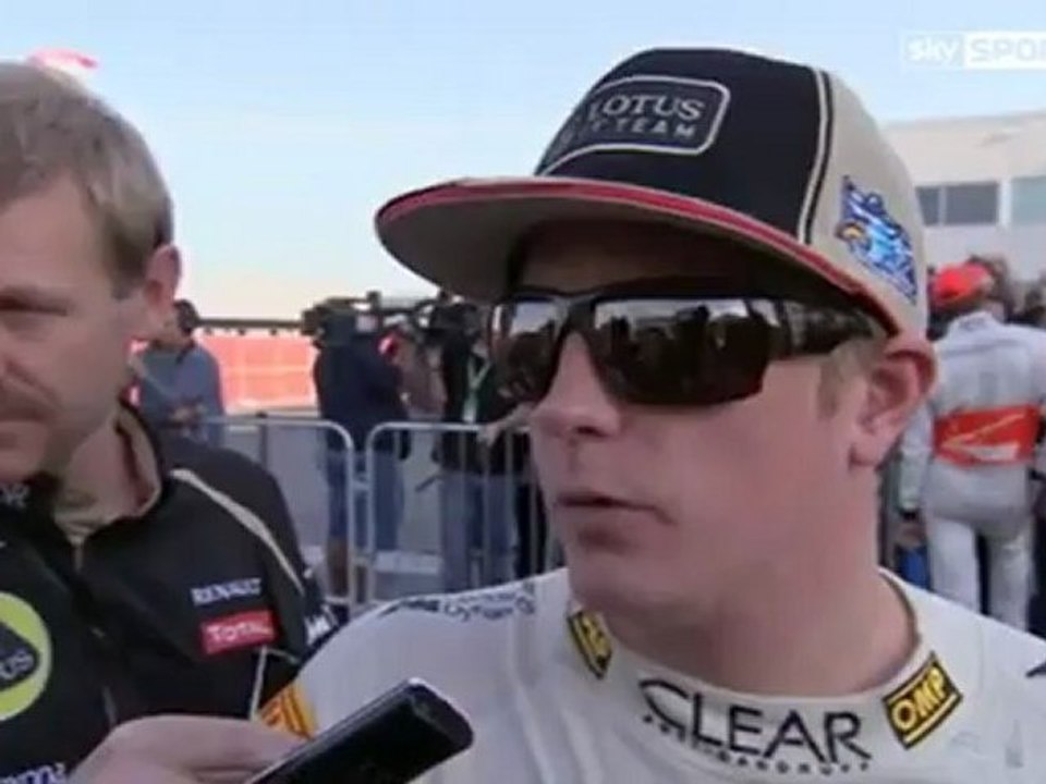 Austin 2012 Kimi Räikkönen Race Interview