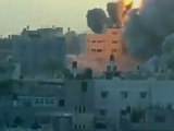 Amateur video captures huge Gaza blast